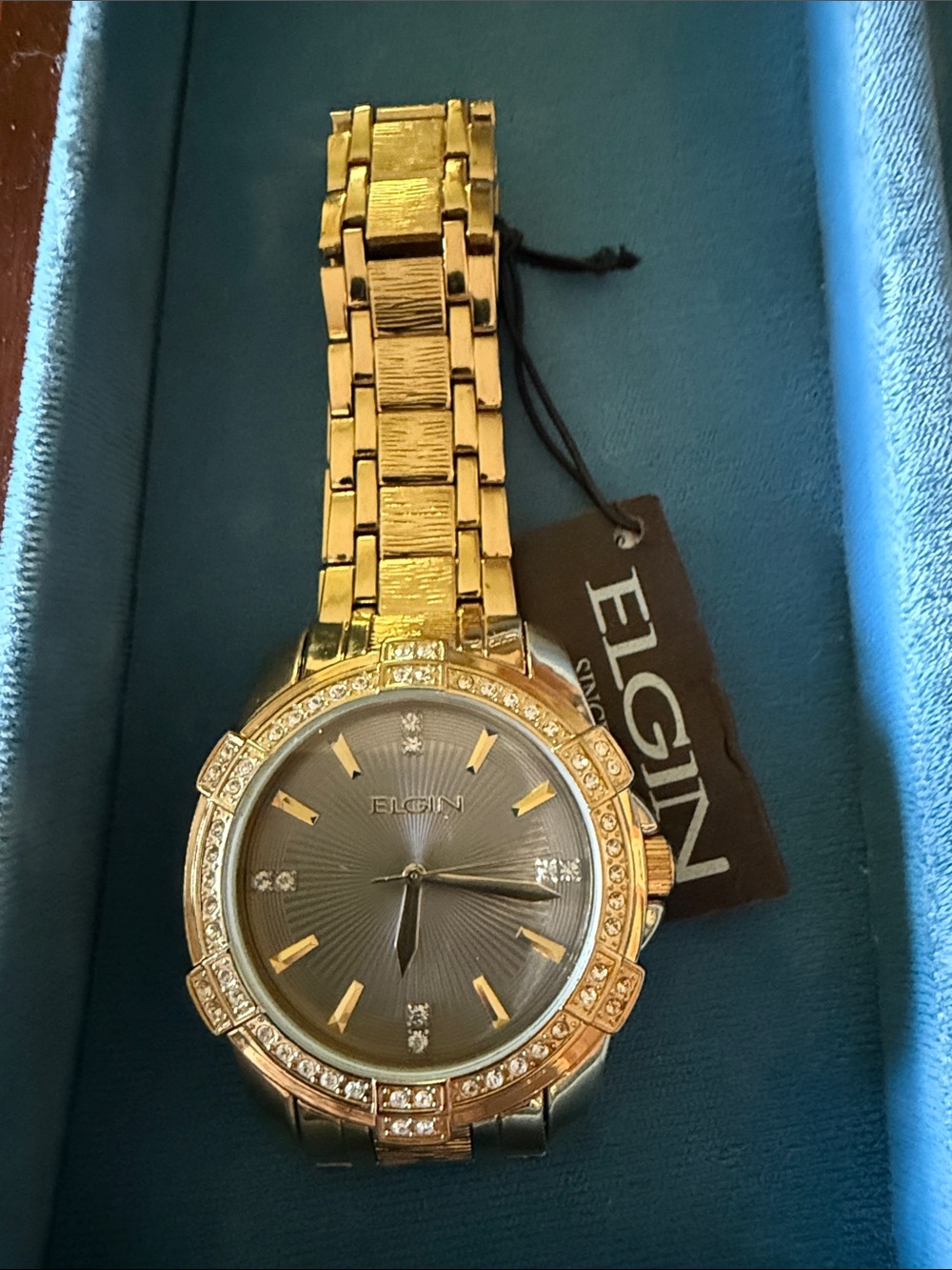 Elgin Men's Watch Gold Tone FG10009ST